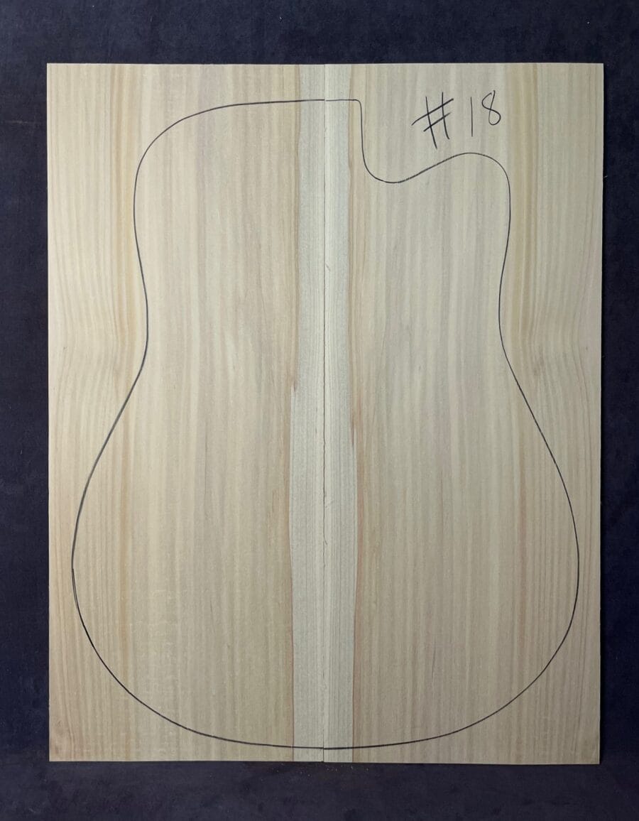 Bunya Pine Acoustic Guitar Soundboard