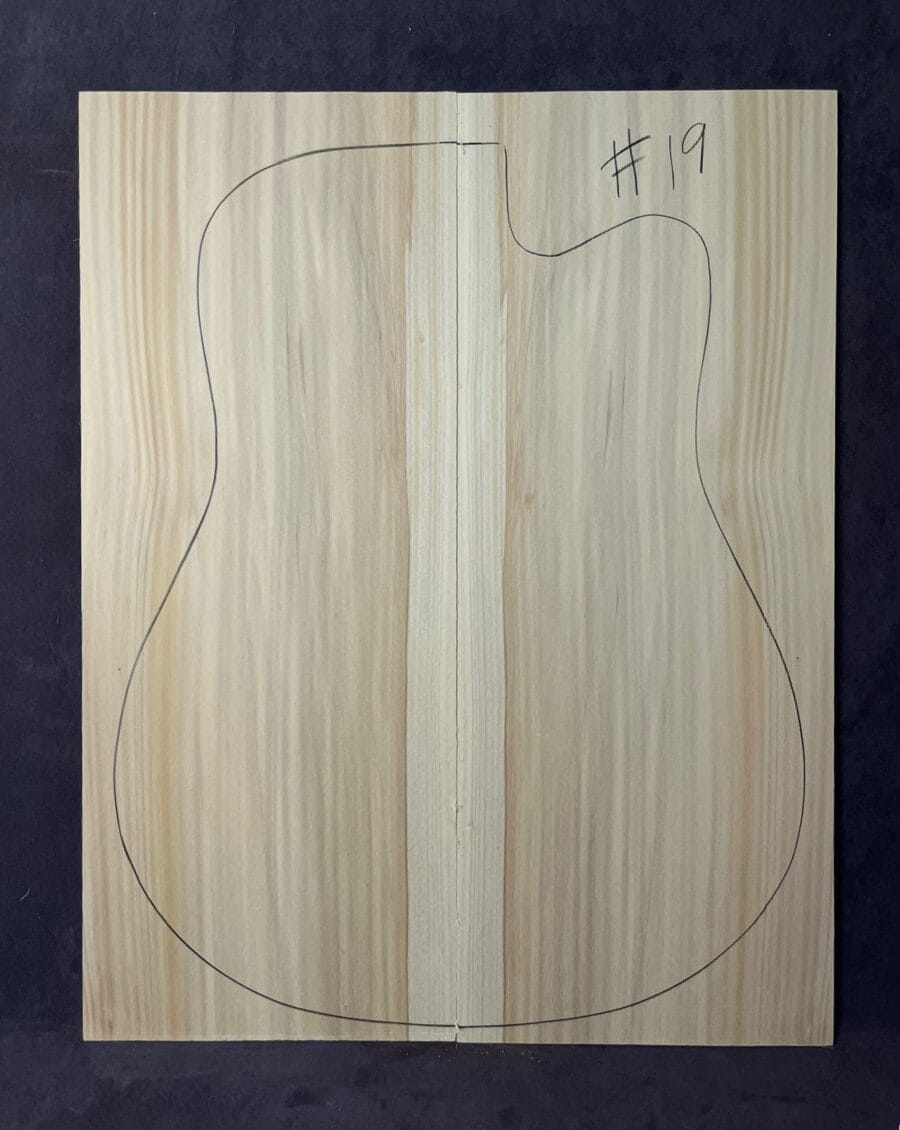 Bunya Pine Acoustic Guitar Soundboard