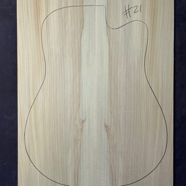 Bunya Pine Acoustic Guitar Soundboard