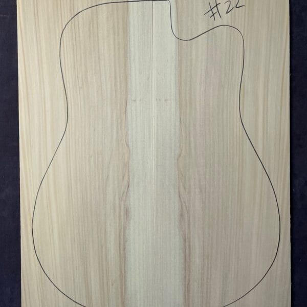 Bunya Pine Acoustic Guitar Soundboard