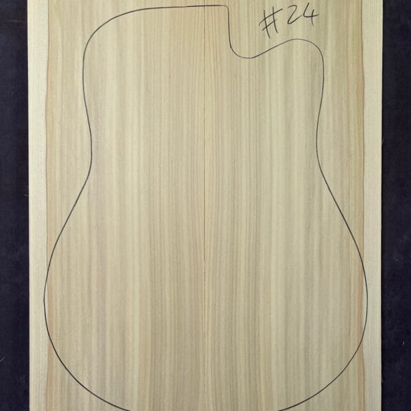 Bunya Pine Acoustic Guitar Soundboard