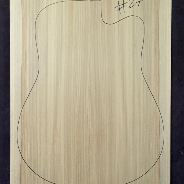 Bunya Pine Acoustic Guitar Soundboard