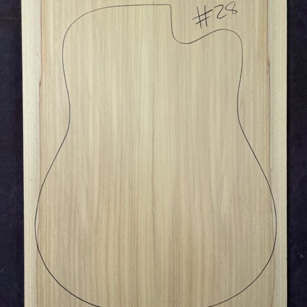 Bunya Pine Acoustic Guitar Soundboard