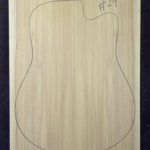 Bunya Pine Acoustic Guitar Soundboard