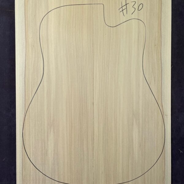 Bunya Pine Acoustic Guitar Soundboard