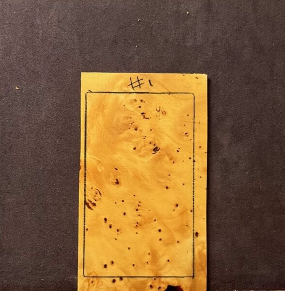 Huon Pine Acoustic or Electric Guitar Headstock Veneer