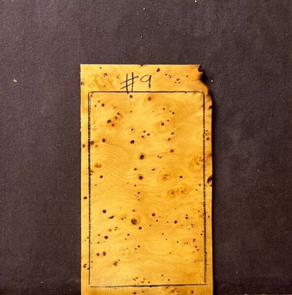 Huon Pine Acoustic or Electric Guitar Headstock Veneer