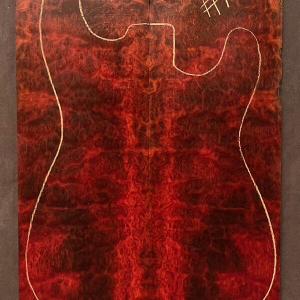 Red Mallee Electric Guitar TOP