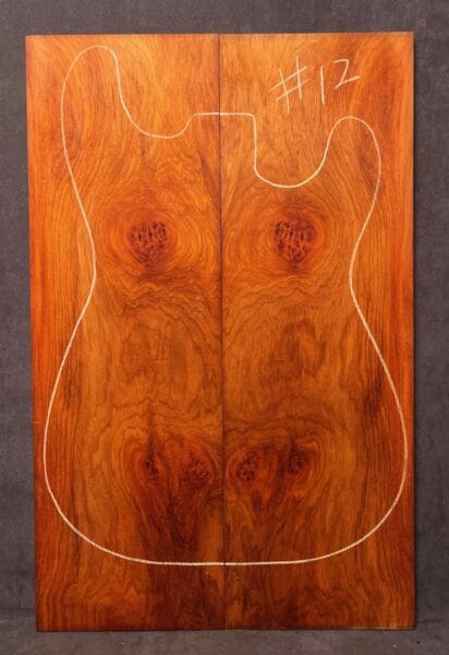 Red Rosewood Electric Guitar TOP