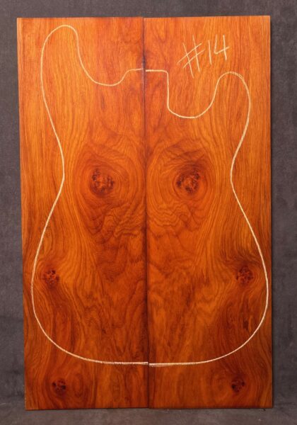Red Rosewood Electric Guitar TOP