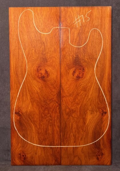 Red Rosewood Electric Guitar TOP