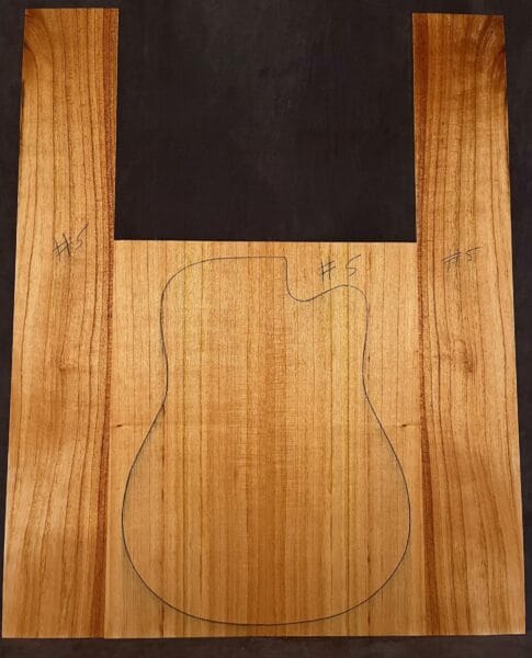 White Cedar Acoustic Guitar Back & Sides