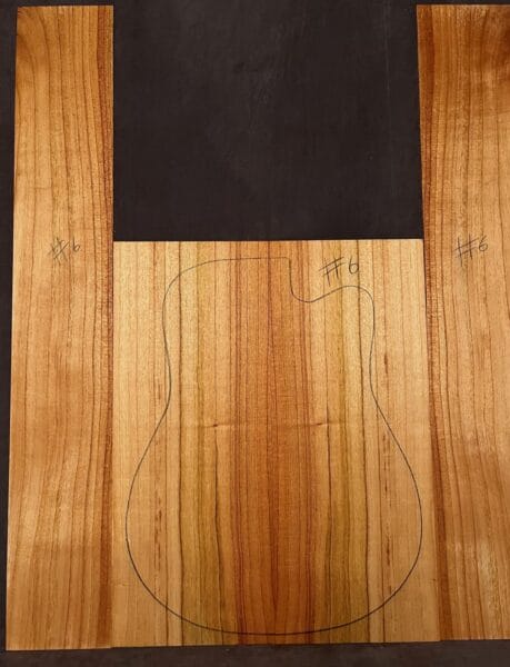White Cedar Acoustic Guitar Back & Sides