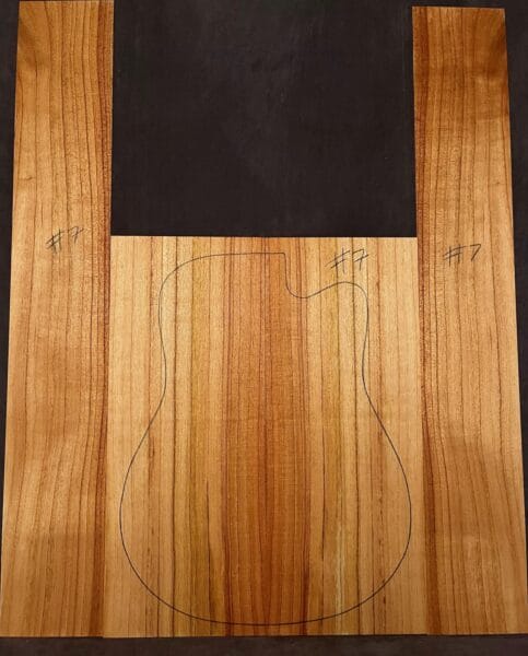 White Cedar Acoustic Guitar Back & Sides