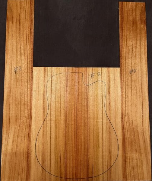 White Cedar Acoustic Guitar Back & Sides
