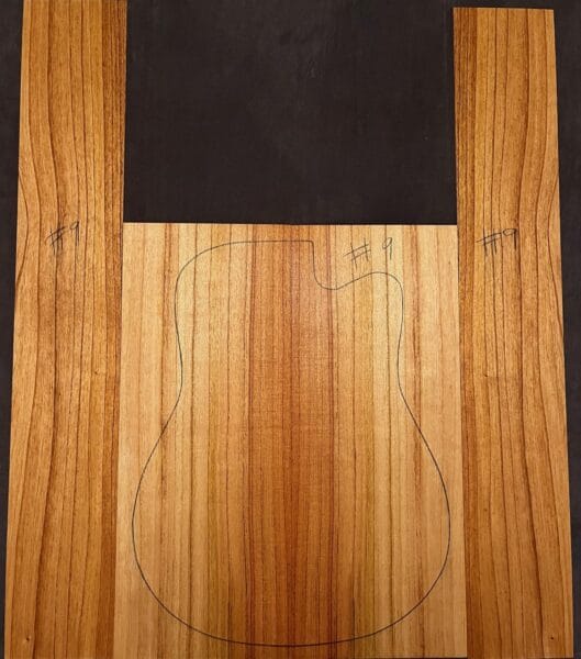 White Cedar Acoustic Guitar Back & Sides