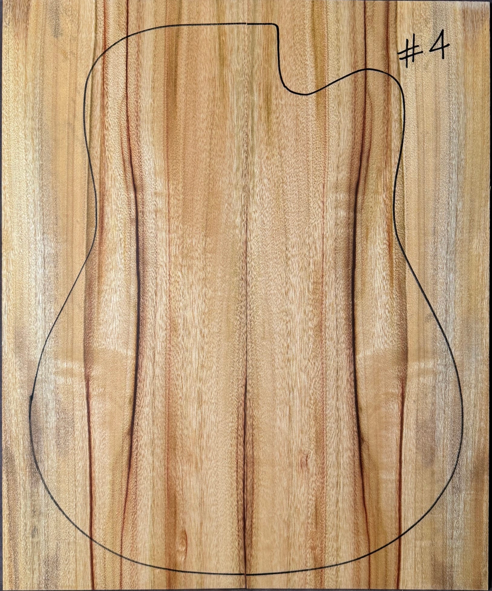 Acoustic guitar soundboard
