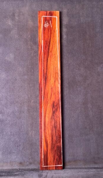 Red Rosewood (Narra) Guitar Fingerboard