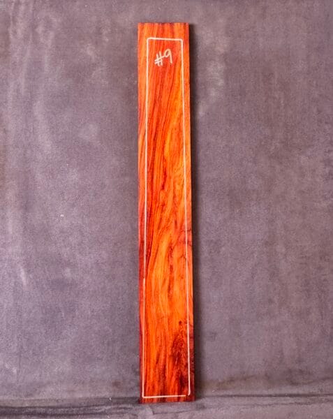 Red Rosewood (Narra) Guitar Fingerboard