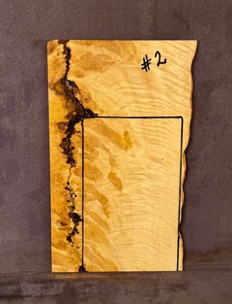 Silver Quandong Guitar Headstock Veneer material