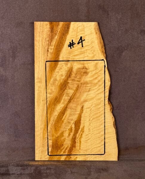 Silver Quandong Guitar Headstock Veneer material