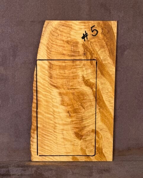 Silver Quandong Guitar Headstock Veneer material