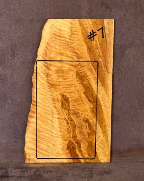 Silver Quandong Guitar Headstock Veneer material