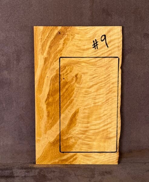 Silver Quandong Guitar Headstock Veneer material
