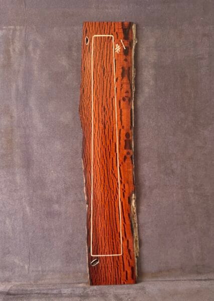 Flame Sheoak Guitar Fretboard