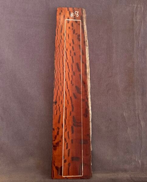 Flame Sheoak Guitar Fretboard