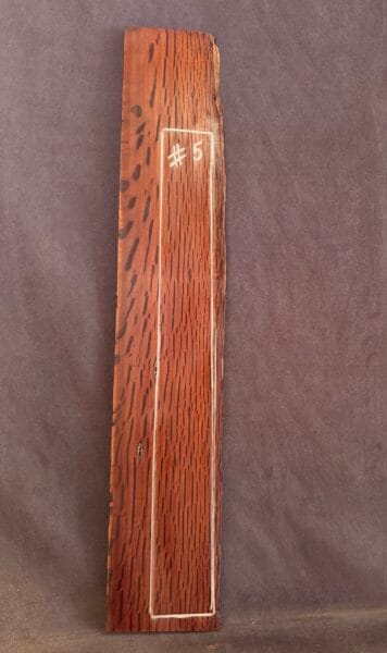 Flame Sheoak Guitar Fretboard