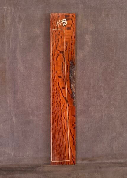 Flame Sheoak Guitar Fretboard