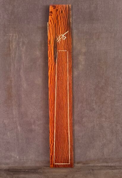 Flame Sheoak Guitar Fretboard
