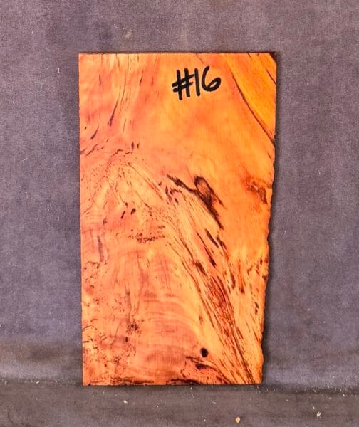 Guitar Headstock Veneer in Red Ash