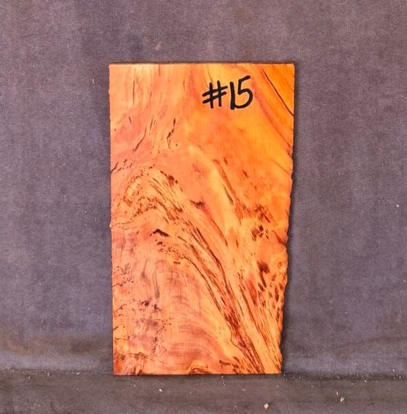 Guitar Headstock Veneer in Red Ash