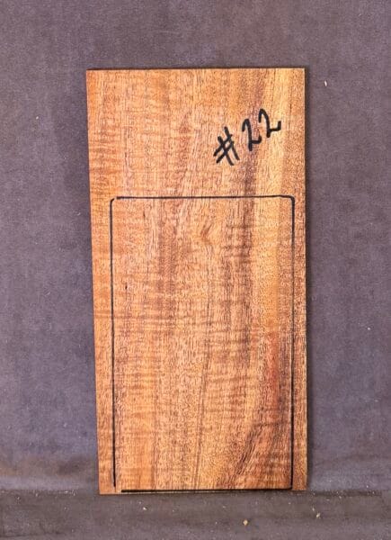 Acoustic or Electric Blackwood Headstock Veneer