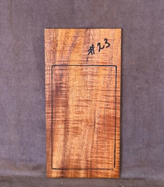 Acoustic or Electric Blackwood Headstock Veneer