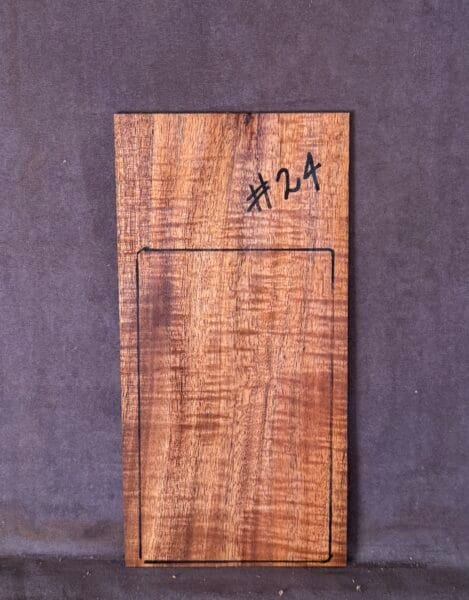 Acoustic or Electric Blackwood Headstock Veneer
