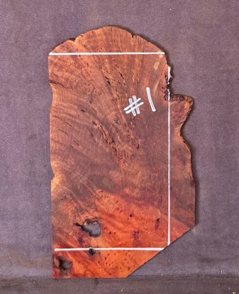 Acoustic and Electric Guitar Headstock Veneer