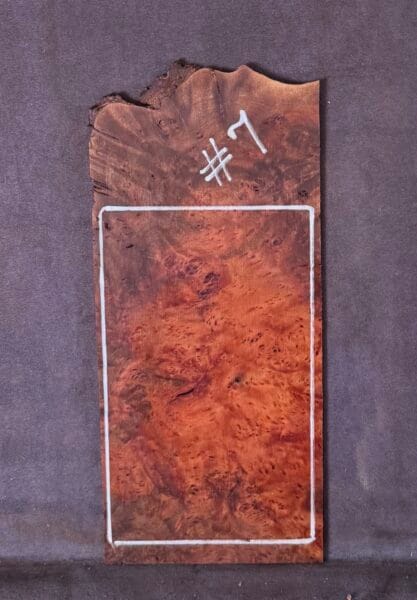 Acoustic and Electric Guitar Headstock Veneer