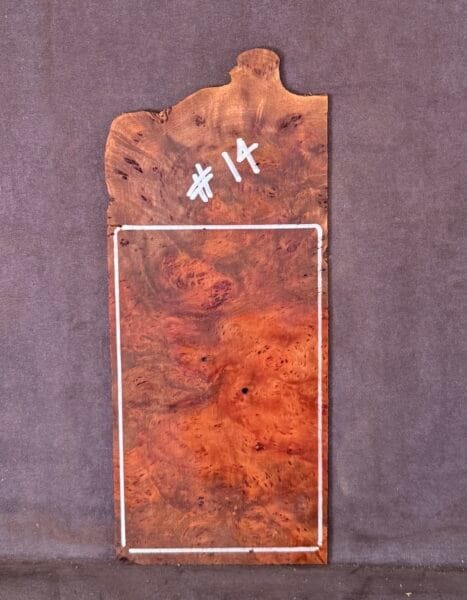 Acoustic and Electric Guitar Headstock Veneer