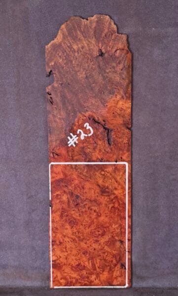 Acoustic and Electric Guitar Headstock Veneer