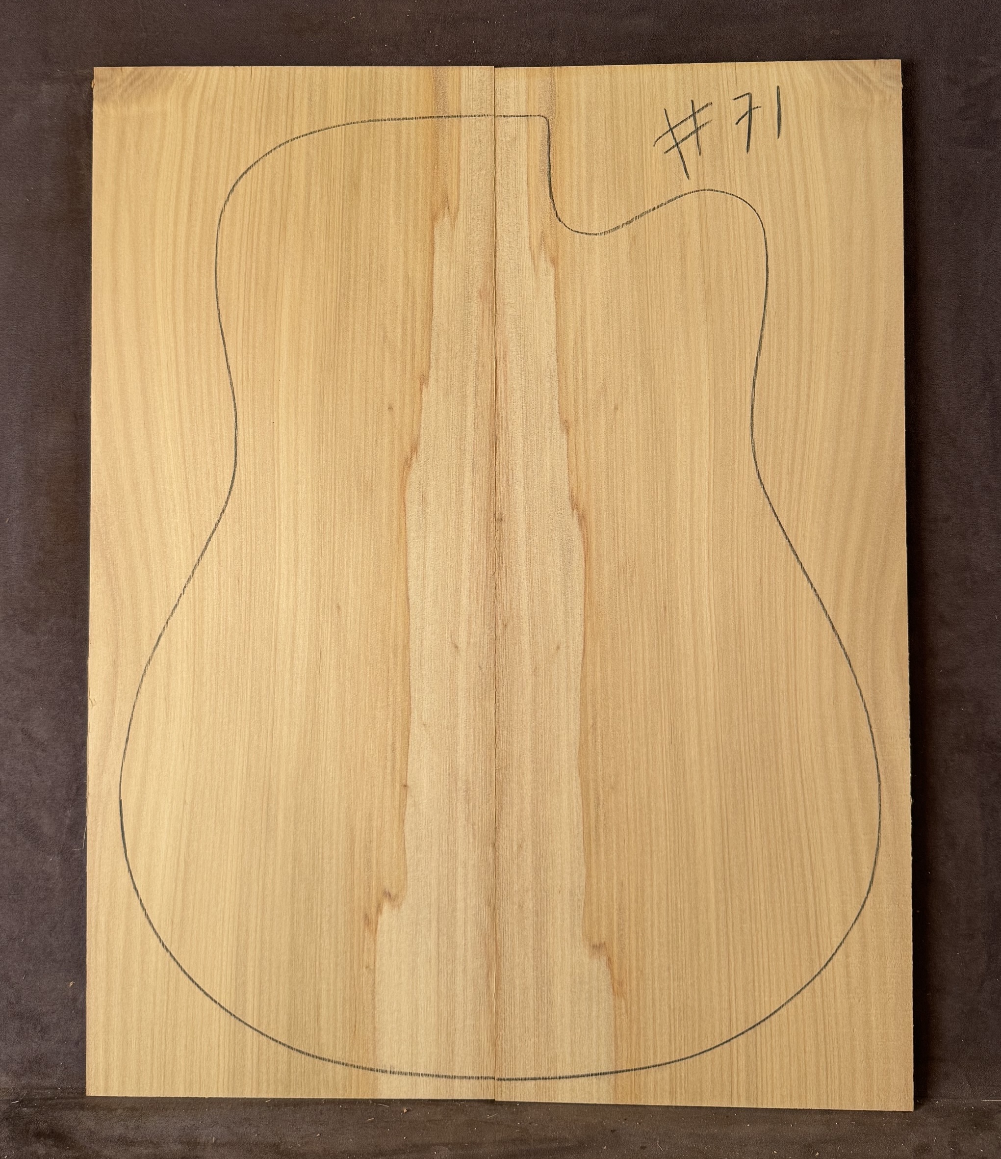 Acoustic guitar Bunya Pine Soundboard