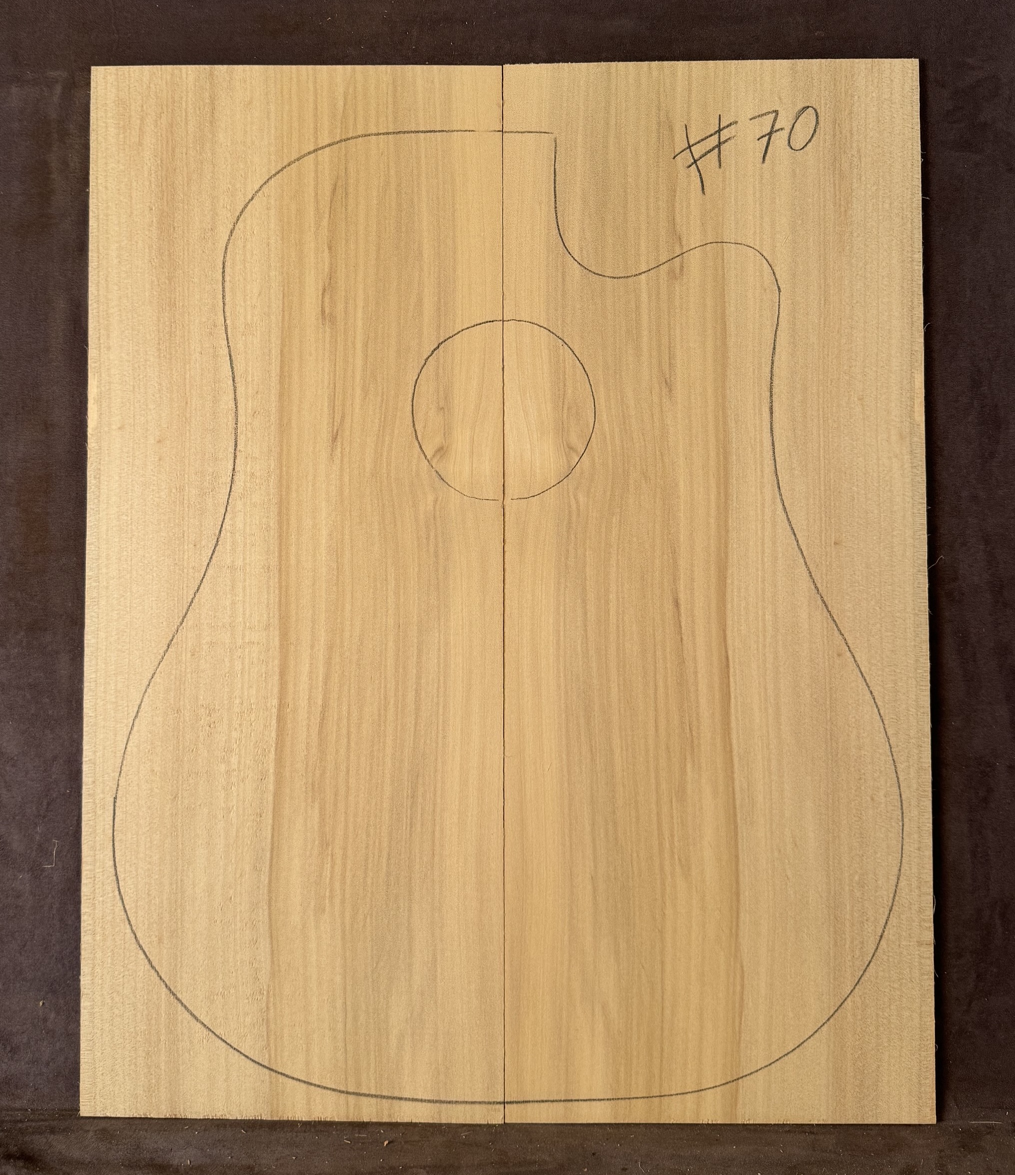 Acoustic guitar Bunya Pine Soundboard