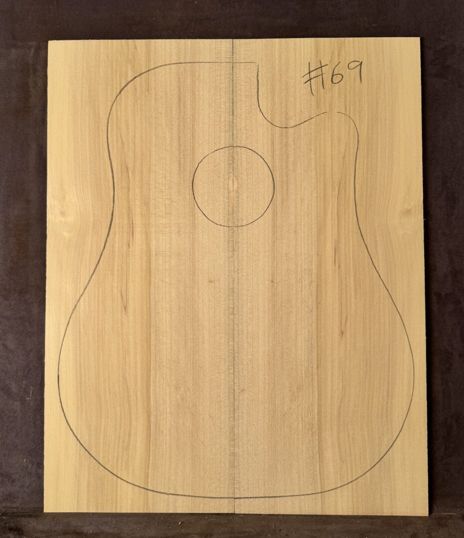 Acoustic guitar Bunya Pine Soundboard