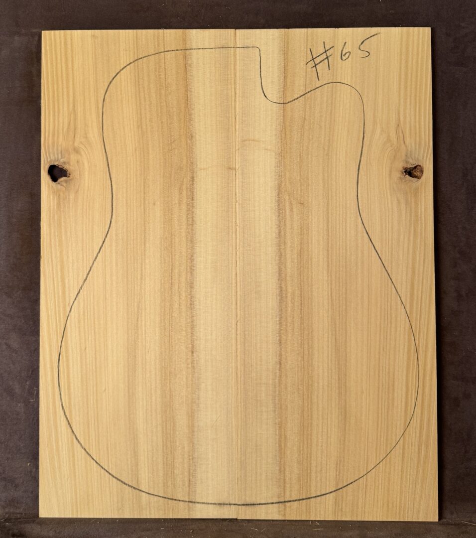 Acoustic guitar Bunya Pine Soundboard