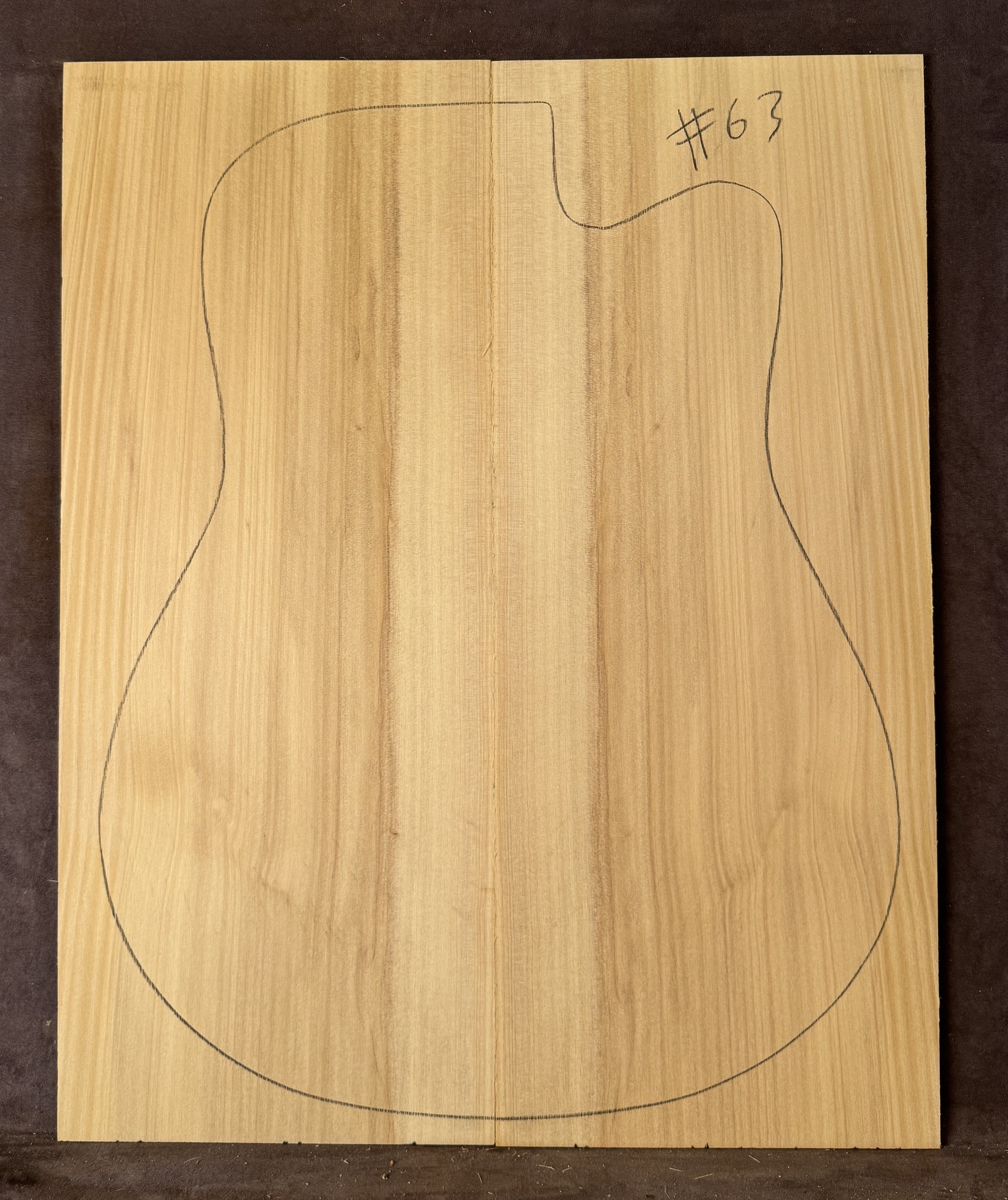 Acoustic guitar Bunya Pine Soundboard