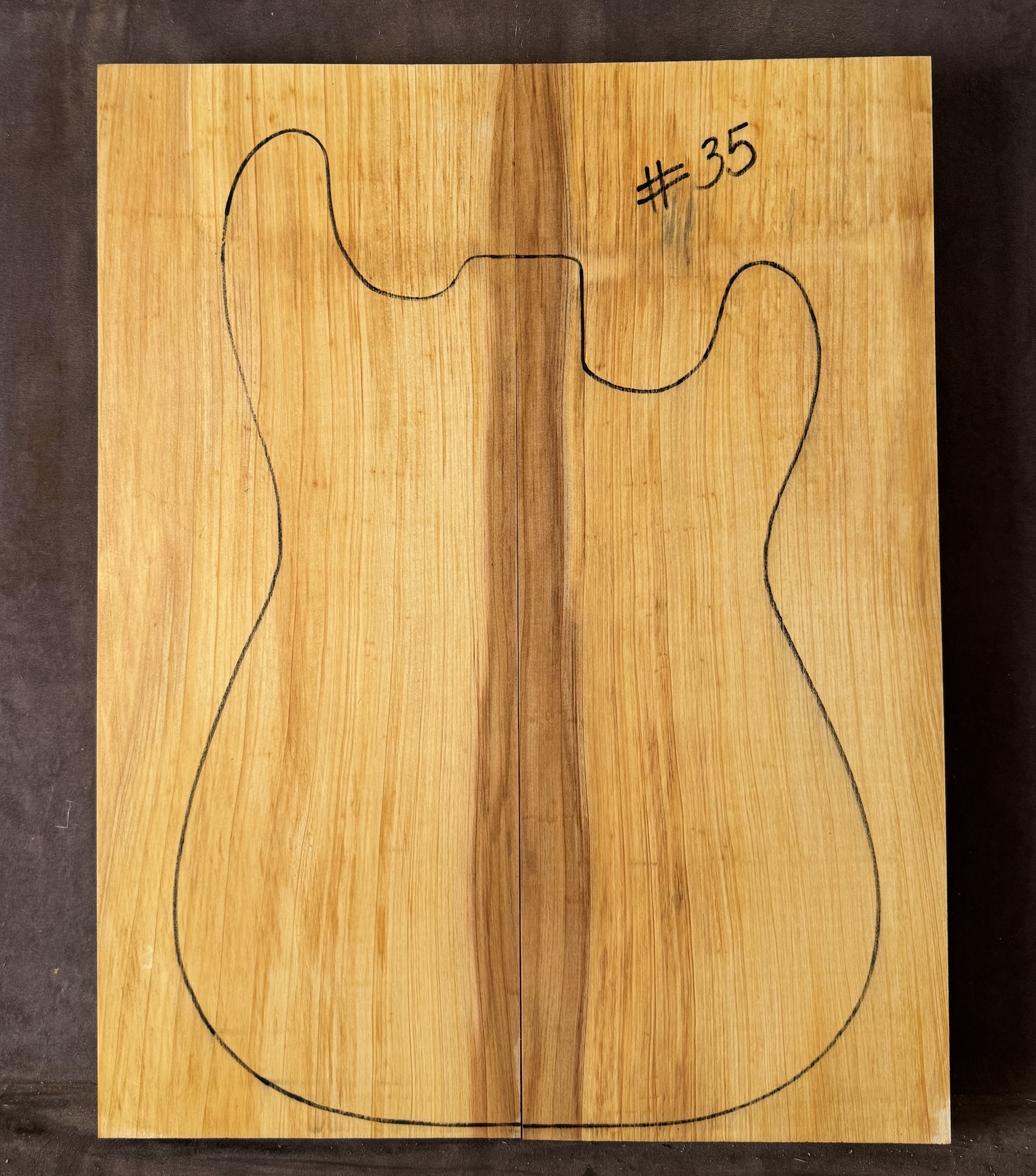 Electric Guitar Body Blank