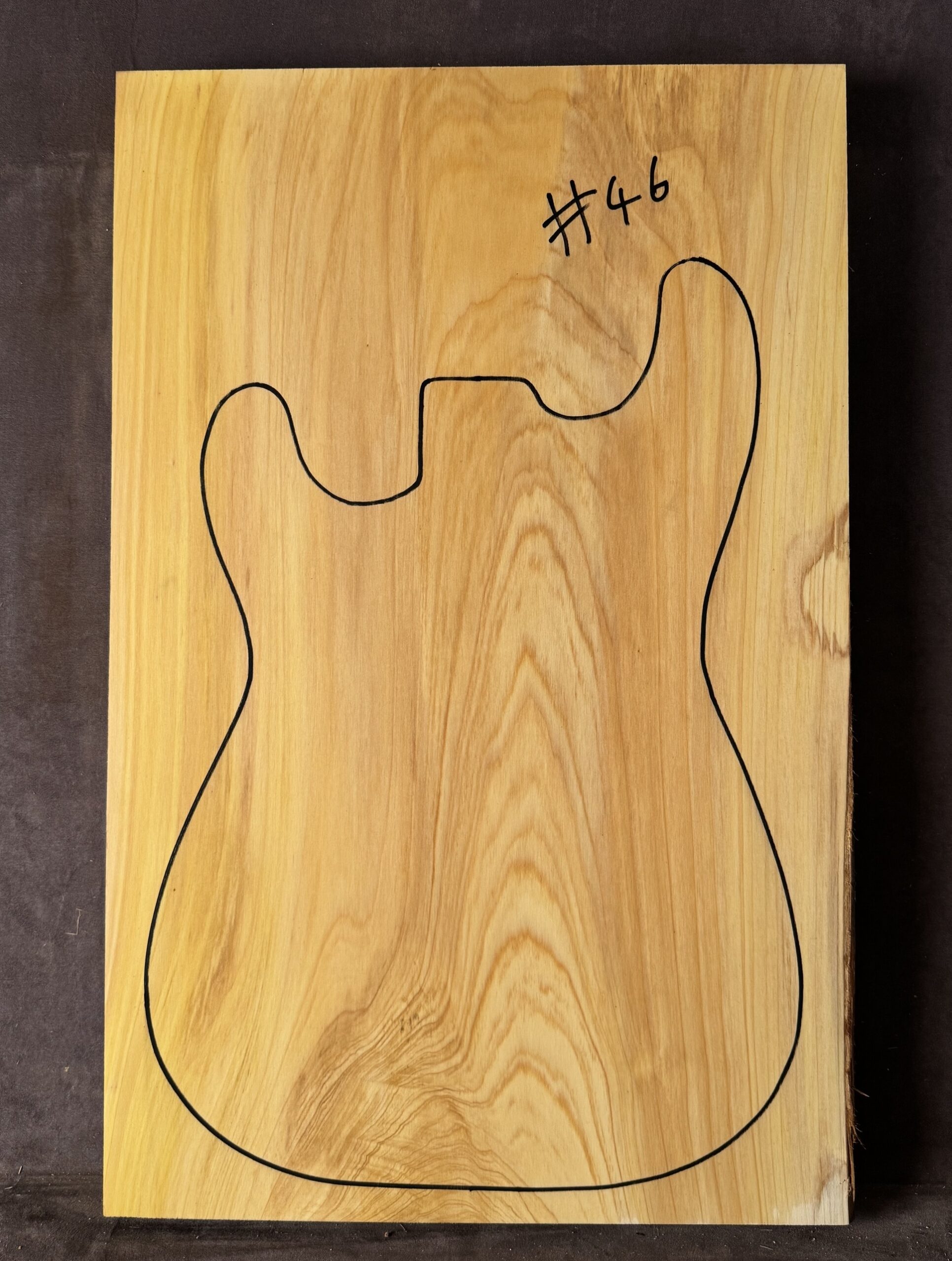 Electric Guitar Body Blank