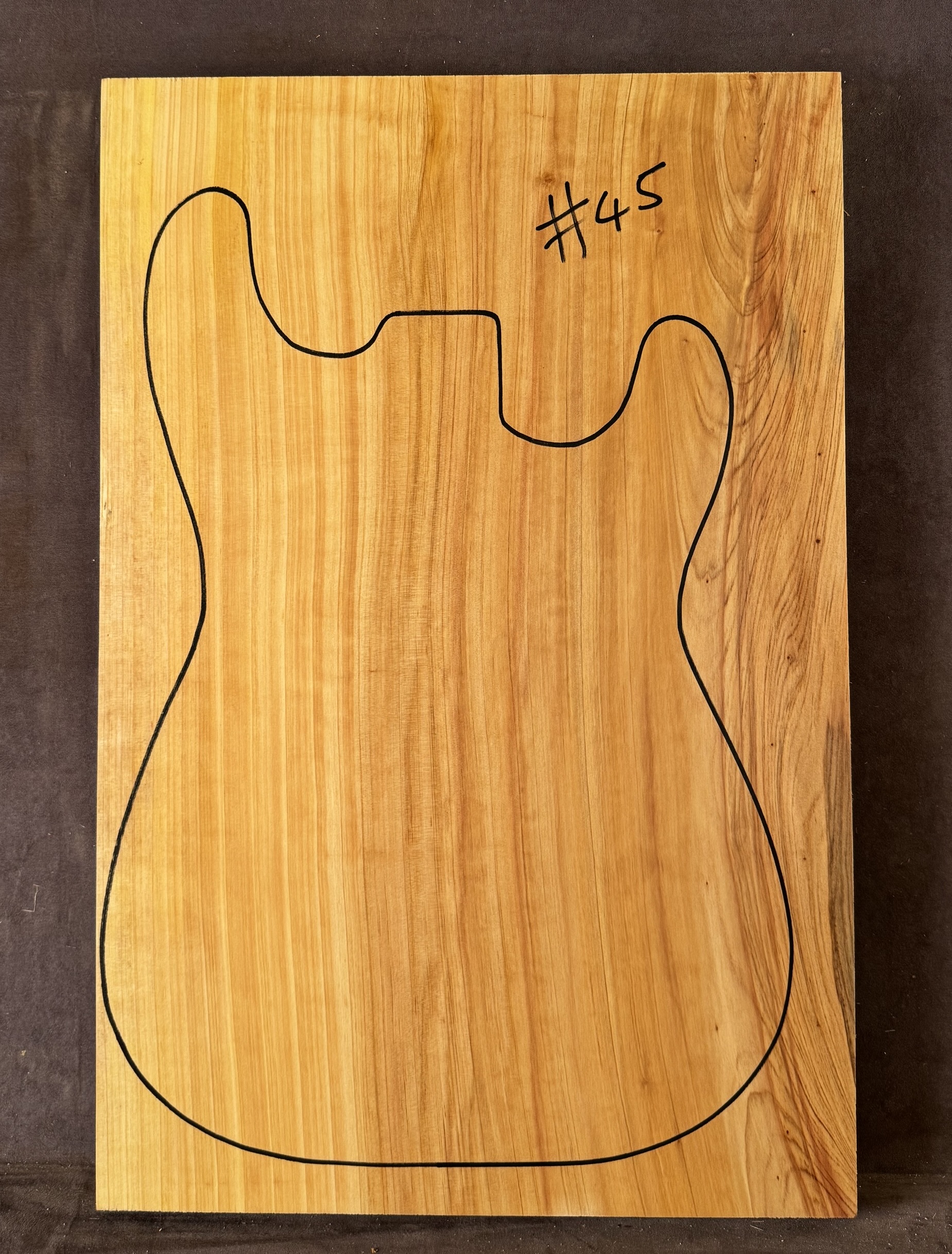 Electric Guitar Body Blank